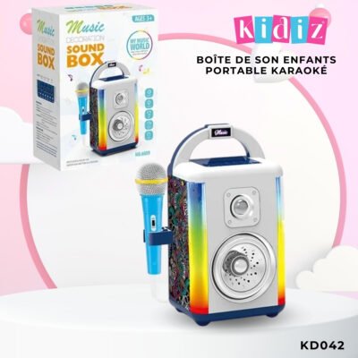 Boîte de son enfants portable karaoké 'KD042'