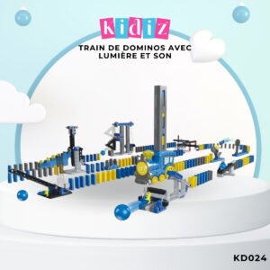 Train de dominos avec lumière et son 'KD024'