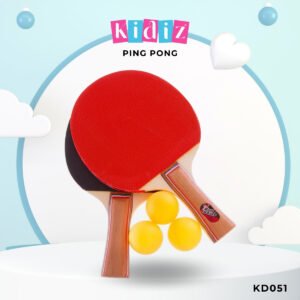 Ensemble de Ping-Pong : 2 Raquettes et 3 Balles 'KD051'