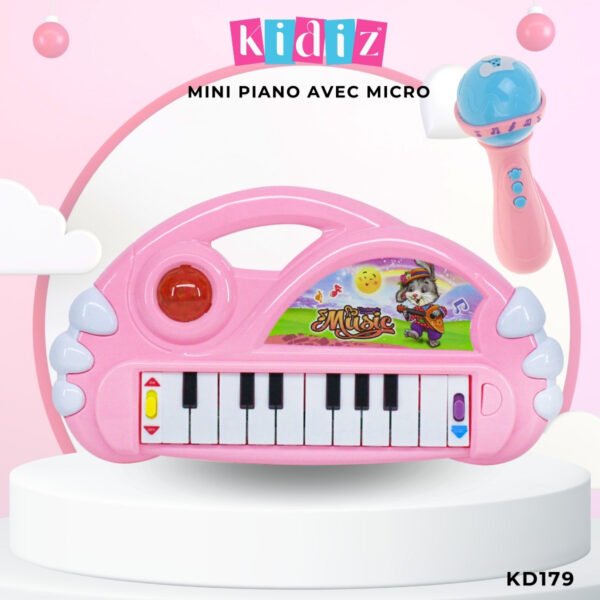 Mini piano avec micro KD179 – Image 2