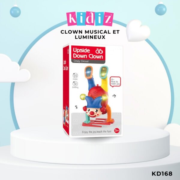 Clown musical et lumineux KD168 – Image 2