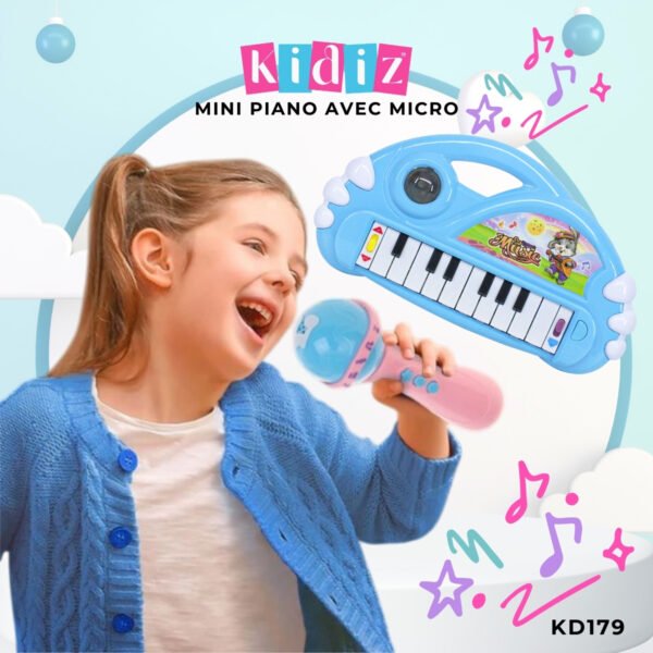 Mini piano avec micro KD179