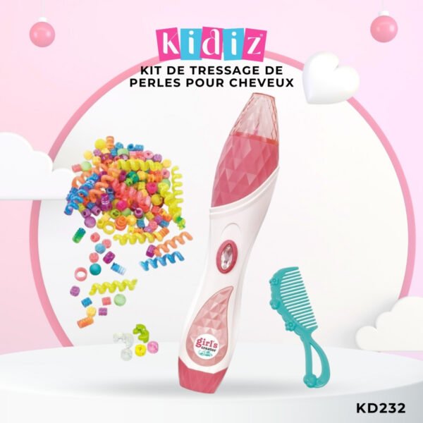 Kit de tressage de perles pour cheveux KD232 – Image 2