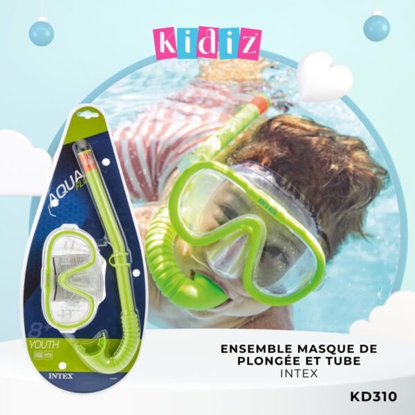 Ensemble masque de plongée et tube Intex KD310 – Image 3