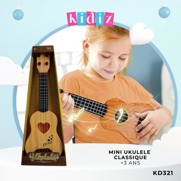 Mini Ukulele classique à 4 cordes KD321