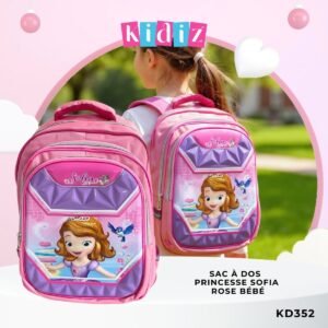Sac à Dos 'Princesse Sofia' Rose Bébé KD352