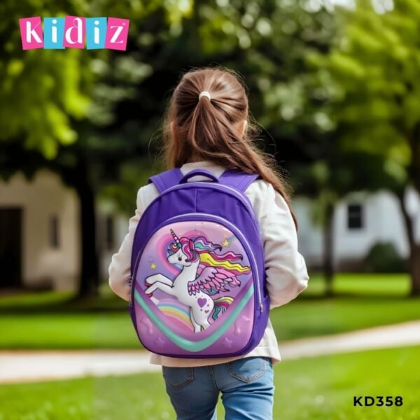 Sac à dos Scolaire Fille Licorne KD358 – Image 2