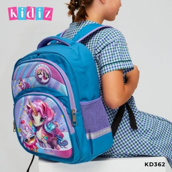 Sac à Dos Scolaire Fille  Grand Format KD362 – Image 3
