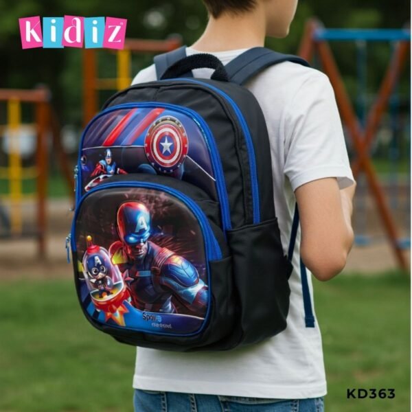 Sac à dos Avengers avec trousse KD363 – Image 3
