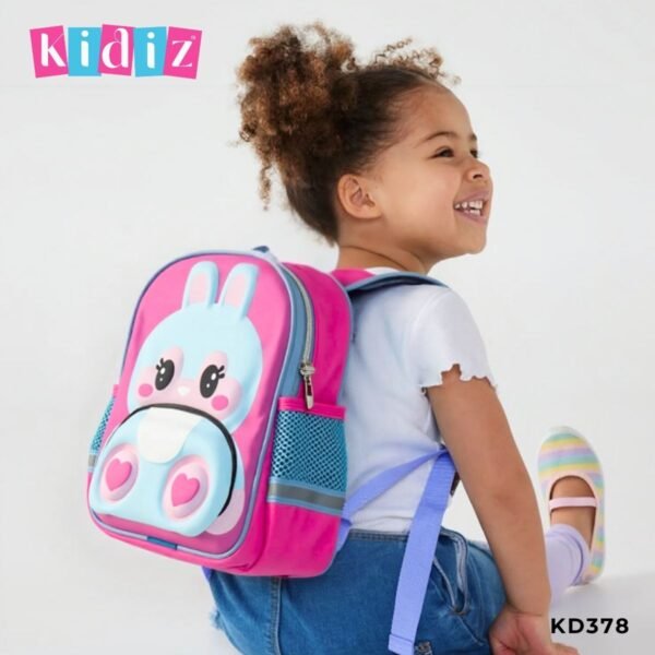 Sac à Dos Scolaire Lapin 3D KD378 – Image 2