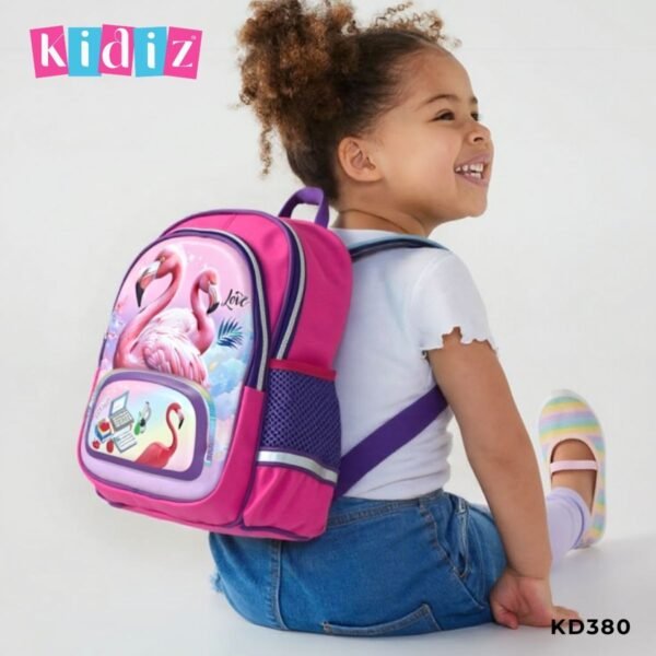 Sac à Dos Scolaire 'Flamant rose' KD380 – Image 3