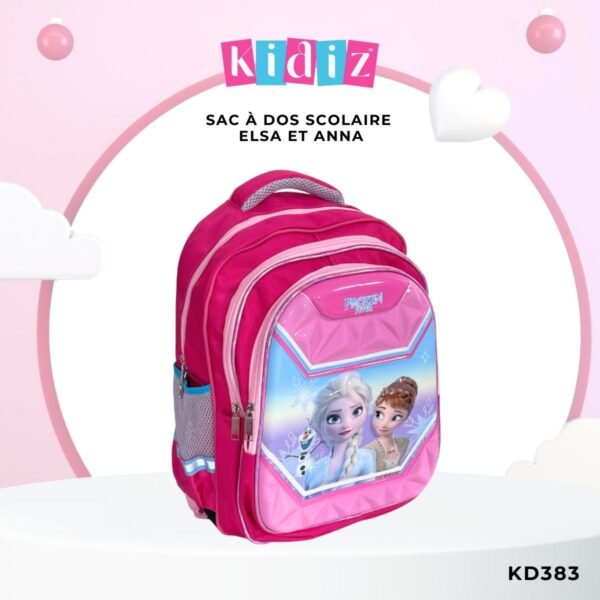 Sac à dos Scolaire Elsa et Anna KD383 – Image 2