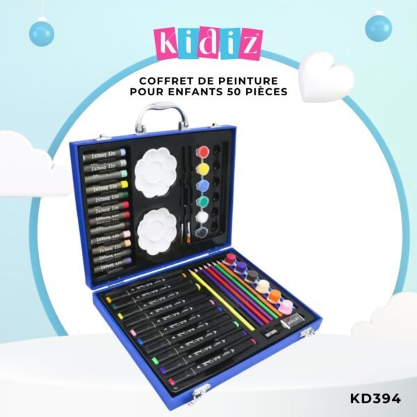 Coffret de peinture pour enfants 50 pièces KD394 – Image 2
