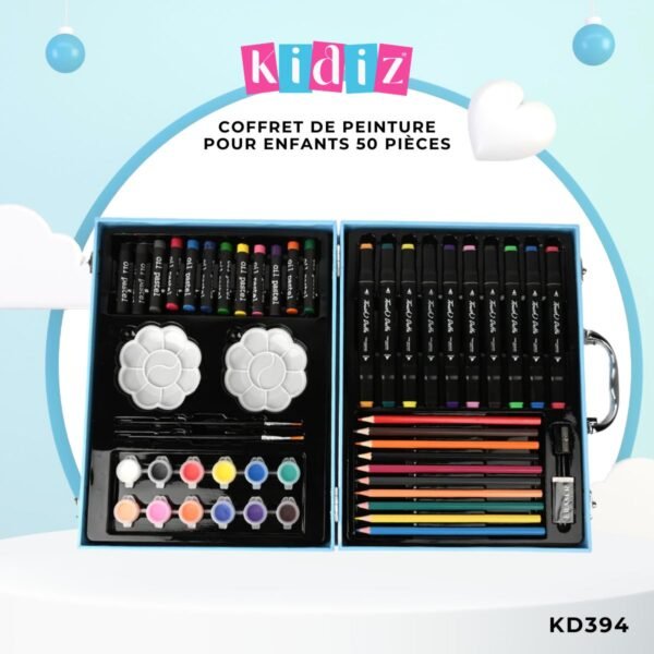Coffret de peinture pour enfants 50 pièces KD394 – Image 3