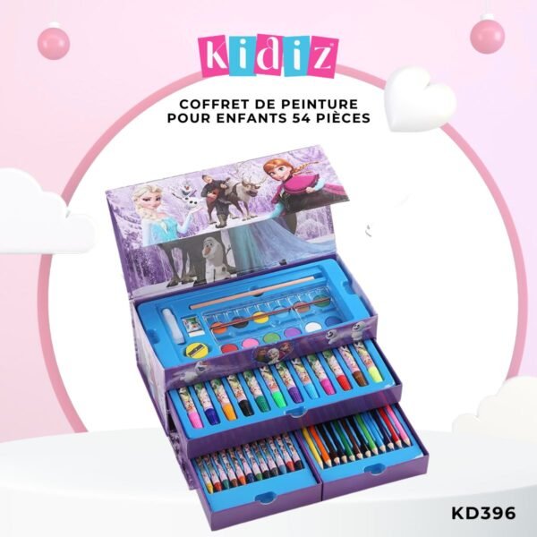 Coffret de peinture pour enfants 54 pièces KD396 – Image 2