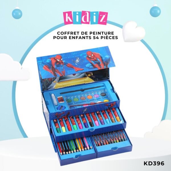 Coffret de peinture pour enfants 54 pièces KD396 – Image 4