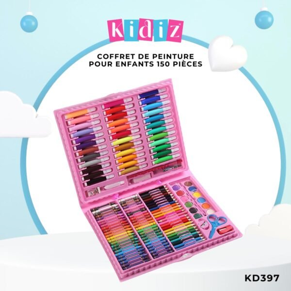 Coffret de peinture pour enfants 150 pièces KD397 – Image 2