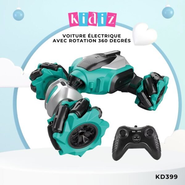 Voiture électrique avec rotation 360 degrés KD399 – Image 2
