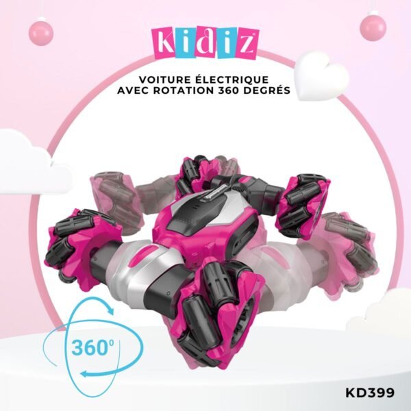 Voiture électrique avec rotation 360 degrés KD399 – Image 4