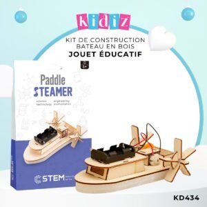 Kit de construction Bateau en bois jouet éducatif KD434