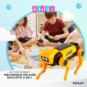 Kit de robot mécanique solaire éducatif  2 en 1 KD447