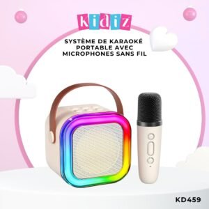 Système de Karaoké avec Microphones Sans Fil KD459