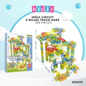 Méga Circuit à Billes Track Maze - 328 Pièces KD472