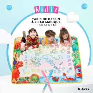Tapis de dessin à l'eau magique 1,60 m x 1 m KD477