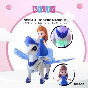 Sofia & Licorne Magique - Marche, Sons et Lumières KD495