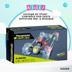 Voiture RCS tunt Contrôle Geste Rotation & Musique KD509